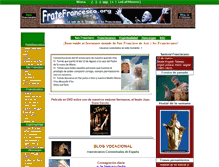 Tablet Screenshot of fratefrancesco.org